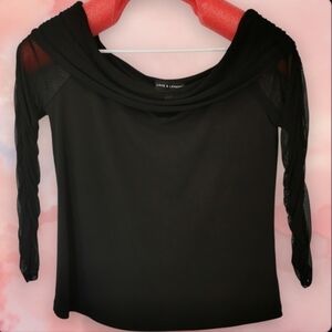 NWT Love & Legend Draped Neckline On/Off Shoulder Blouse - Sz 1X